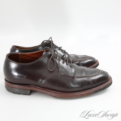 Alden 4330CY Color 8 Shell Cordovan Norwegian Front Blucher