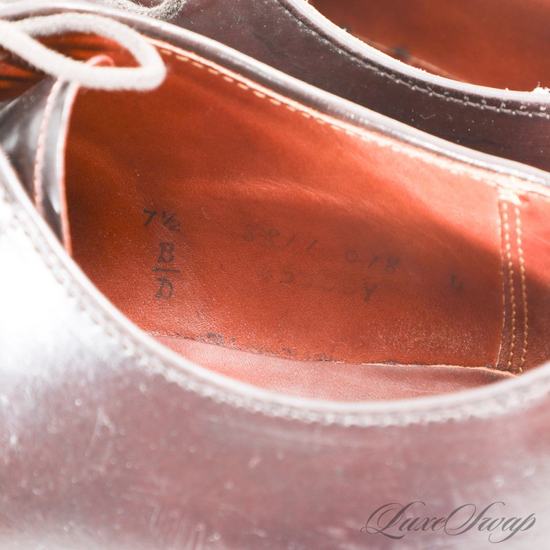 Alden 4330CY Color 8 Shell Cordovan Norwegian Front Blucher