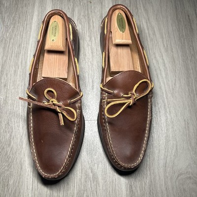 Alden H430 Brown Aniline Camp Mocc Loafer