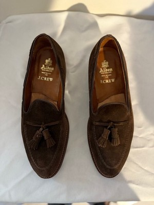 Alden D9103 Humus Suede Tassel Loafer