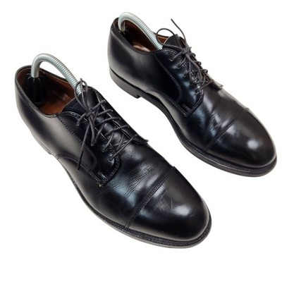 Alden 00052 Black Calfskin Straight Tip Blucher