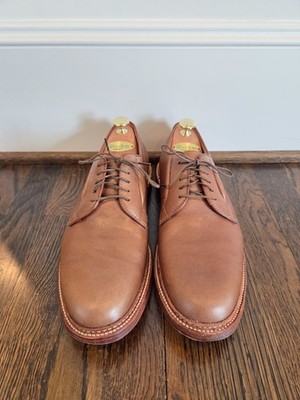 Alden 9501 Natural Chromexcel Plain Toe Blucher