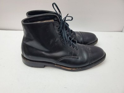 Alden 40751 Black Shell Cordovan Perforated Cap Toe Boot