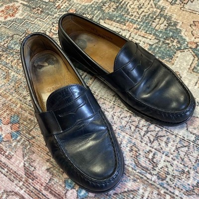 Alden H494 Black Calfskin LHS / Penny Loafer