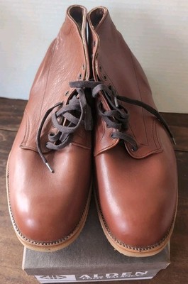 Alden 306 Brown Calfskin Plain Toe Boot