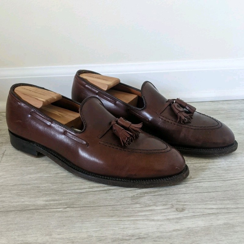 Alden 561 ダークブラウン タッセルローファー　7HD 561 Tassel Moccasin Loafer (Dark Brown Calf) – The Alden Shop