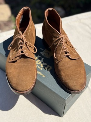 Alden 8642 Snuff Suede 6 Eyelet Chukka