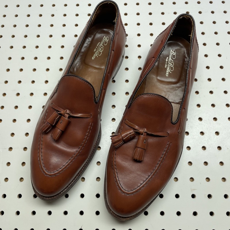 Alden 00021 Burnished Tan Calfskin Tassel Loafer | Alden