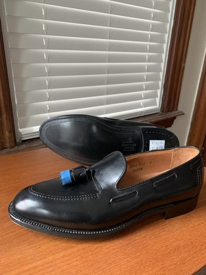 Alden 01925 Black Calfskin Tassel Loafer