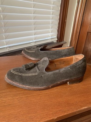Alden D1113 Dark Brown Suede Tassel Loafer