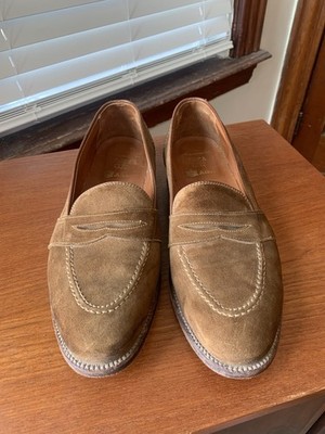 Alden 68330F Snuff Suede Full Strap Loafer