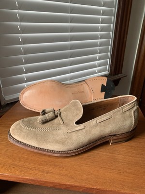 Alden 2388 Tan Suede Tassel Loafer