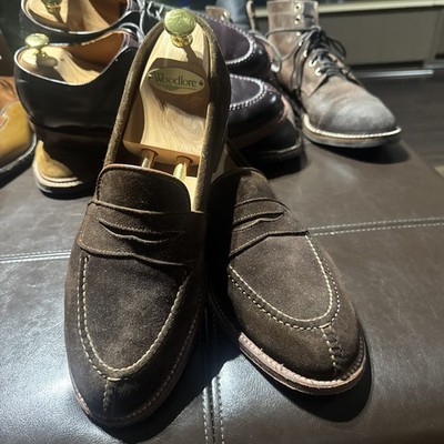 Alden D8203F Snuff Suede Norwegian Split Toe Loafer