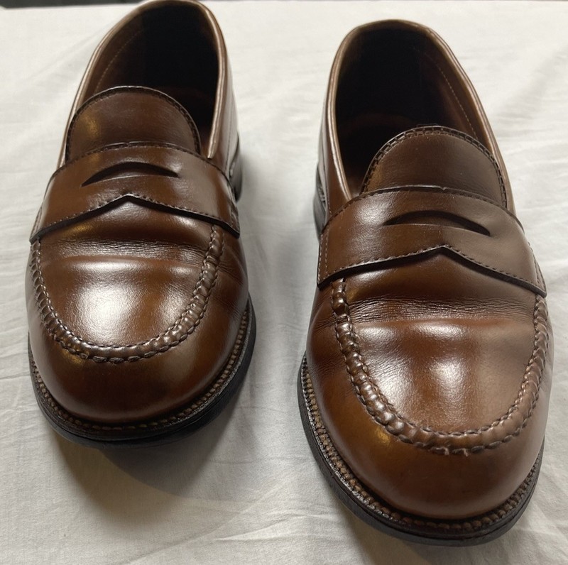 【メル18292】ALDEN7140SHIPS別注 本日のみ値下げオールデン7140SHIPS別注ローファー コードバン