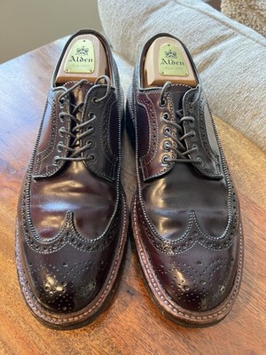 Alden 97564 Color 8 Shell Cordovan Long Wing Blucher
