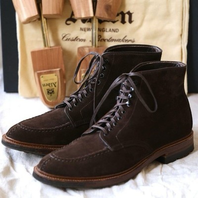 Alden 40203HC Chocolate Suede NST Tanker Boot