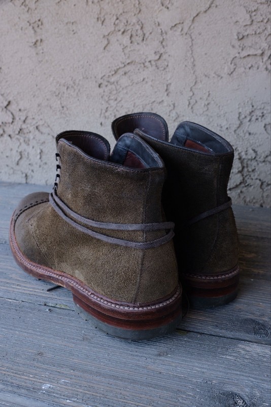 Alden D7818HC Hunting Green Reverse Chamois Perforated Cap Toe