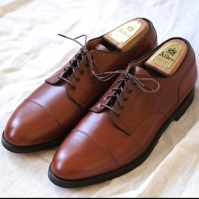 Alden 9578 Brown Calfskin Straight Tip Blucher