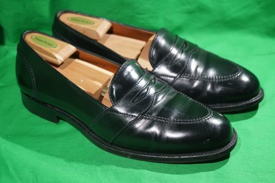 Alden 34364 Black Shell Cordovan Full Strap Loafer