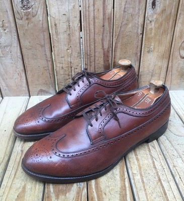 Alden 587 Brown Pebble Grain Long Wing Blucher