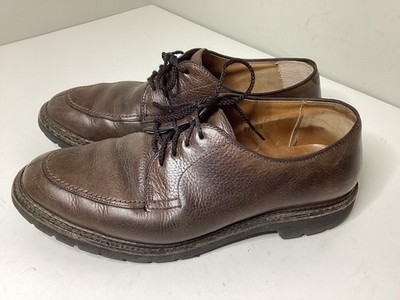 Alden 7116S Brown Shrunken Calf Split Toe Blucher