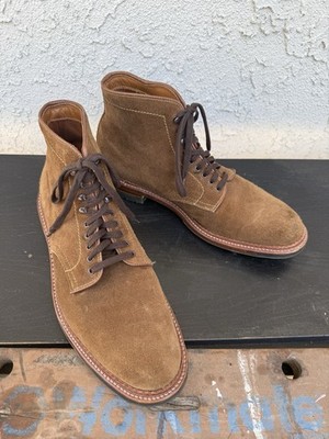 Alden 4511HC Snuff Suede Plain Toe Boot