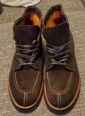 Alden D5912C Chocolate Brown Suede NST Tanker Boot