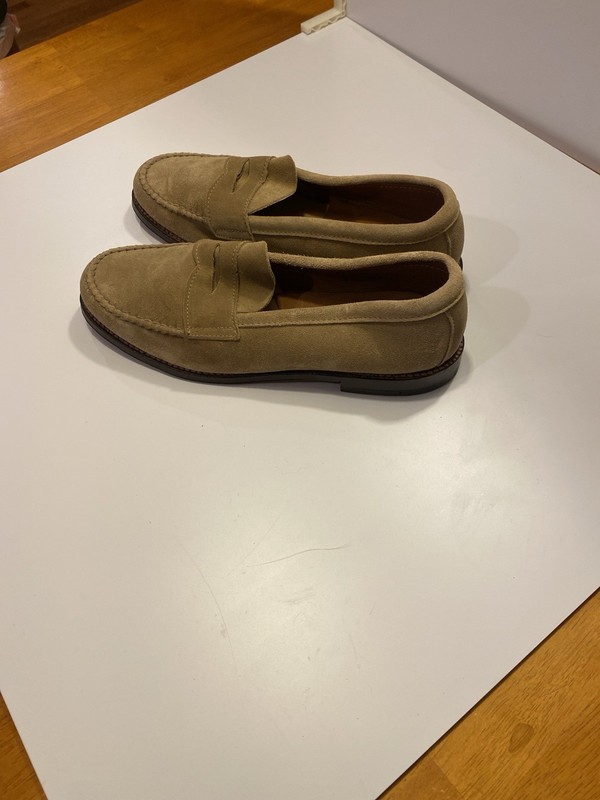 Alden 6244F Tan Suede LHS / Penny Loafer | Alden Model Project