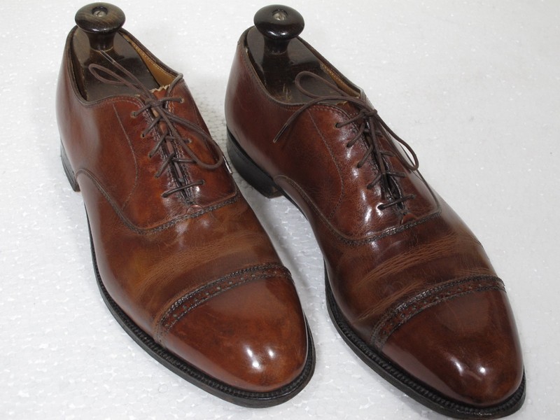 靴 Alden 900 Brown Punched Cap Toe Alden 900 Brown Punched Cap Toe