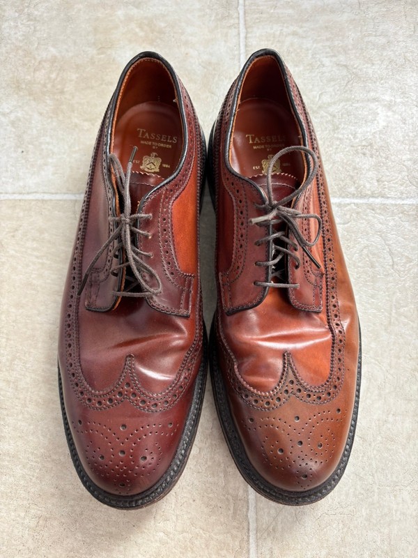 Alden 97770 Color 4 Shell Cordovan Long Wing Blucher | Alden