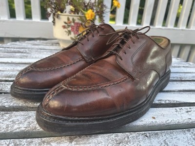 靴 Alden 965 Norwegian Split Toe Bluche Alden 965 Brown Calfskin Norwegian Front Blucher | Alden
