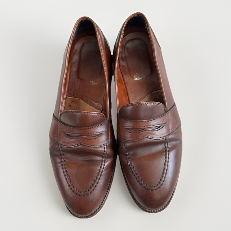 Alden 6846 Ravello Shell Cordovan Full Strap Loafer | Alden