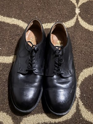 Alden 353 Black Calfskin Straight Tip Blucher