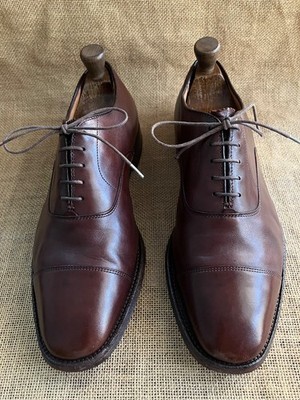 Alden 9264Y Dark Brown Calfskin Straight Tip Bal