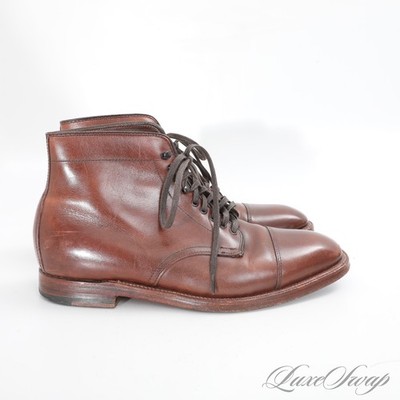 Alden D4803H Brown Calfskin Cap Toe Boot