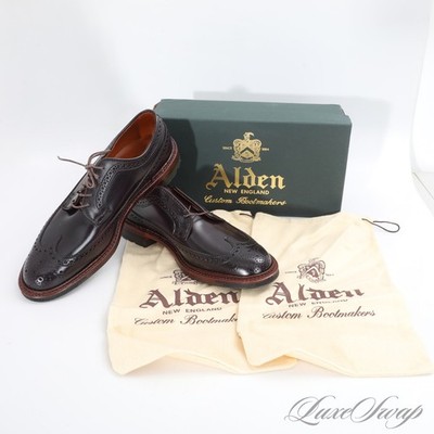 Alden D6519C Color 8 Shell Cordovan Long Wing Blucher