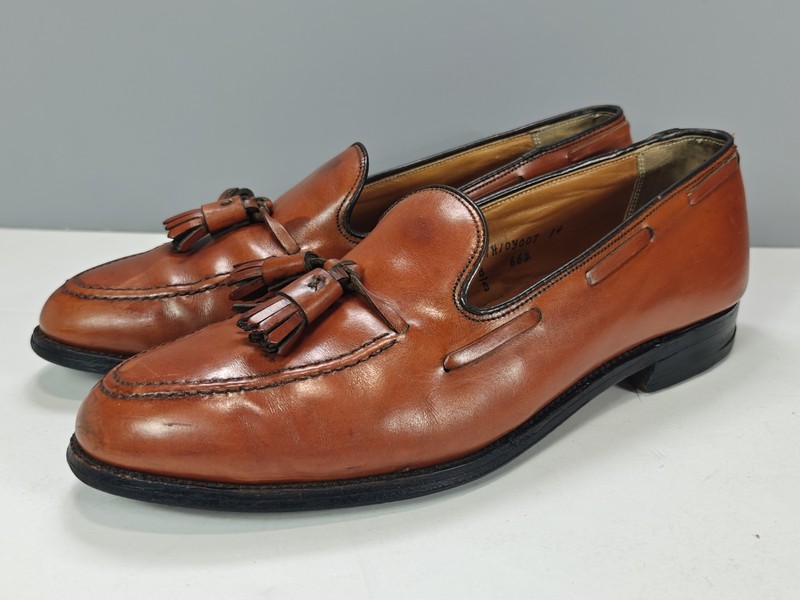 Alden 662 Burnished Tan Calfskin Tassel Loafer | Alden Model