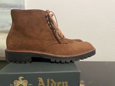 Alden D1916H Tobacco Reverse Chamois Indy Boot