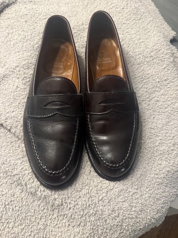 オールデン　984 サイズ6.5 Alden - Men's Burgundy Leisure Handsewn Penny Loafer