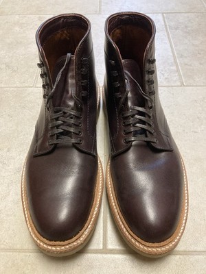 Alden D8825H Burgundy Calfskin Plain Toe Boot