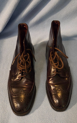Alden D9852 Color 8 Shell Cordovan Wing Tip Boot