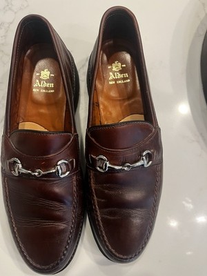Alden 5724S Brown Aniline Horse Bit Loafer