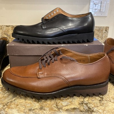 Alden 4051 Brown Pebble Grain Split Toe Blucher