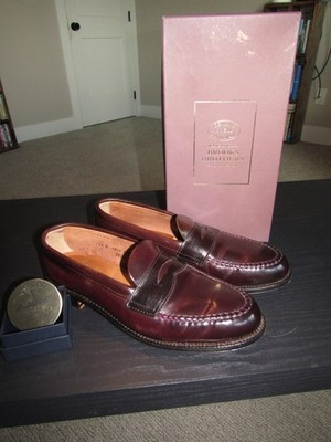 Alden 00033 Color 8 Shell Cordovan LHS / Penny Loafer