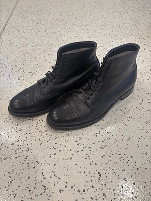 Alden 40715H Black Calfskin Cap Toe Boot