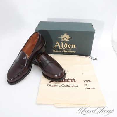 【メル18292】ALDEN7140SHIPS別注 本日のみ値下げオールデン7140SHIPS別注ローファー コードバン