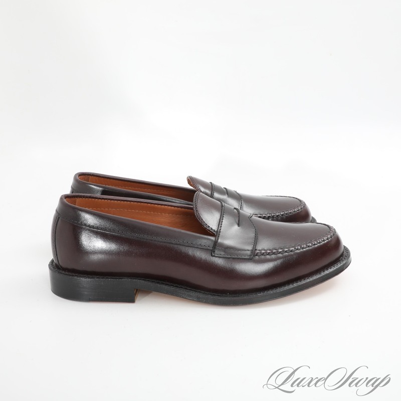 Alden 984 Burgundy Calfskin LHS / Penny Loafer | Alden Model