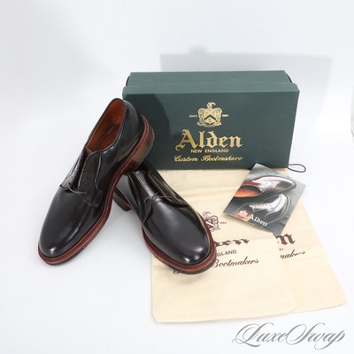 Alden D7406C Color 8 Shell Cordovan Plain Toe Blucher