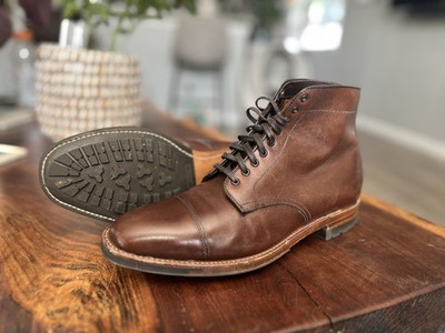 Alden 3912C Brown Calfskin Cap Toe Boot