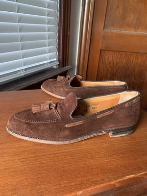 Alden 666 Mocha Kid Suede Tassel Loafer